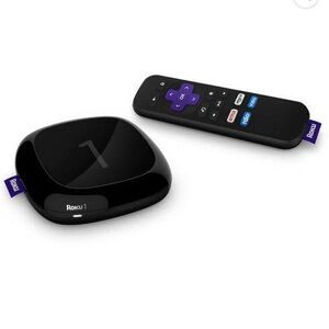 Roku Streaming Player with Purple-Accent Remote